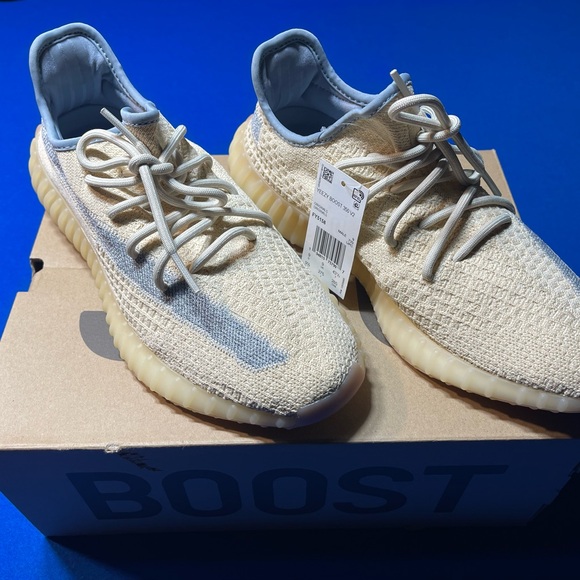 adidas Yeezy Boost 350 V2 Cream and Gray Sneakers